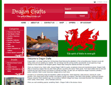 Tablet Screenshot of dragoncraftswales.co.uk